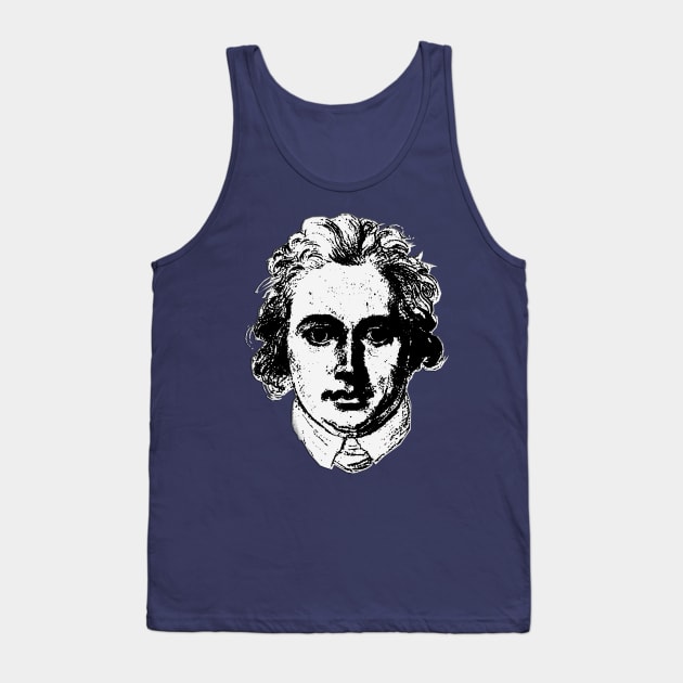 Young Goethe Tank Top by mindprintz